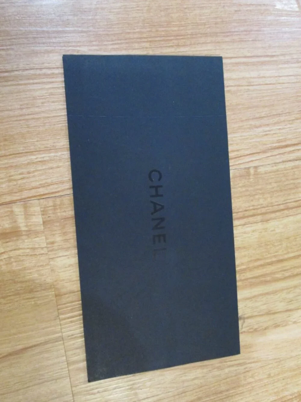 Chanel Receipt holder envelope w/ blank card 3 piece Chanel stationary set